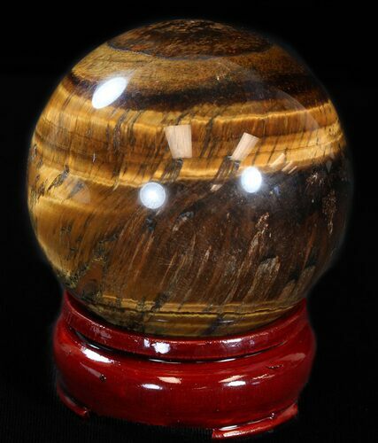 Top Quality Polished Tiger's Eye Sphere #37594